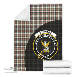Scottish Stewart Dress Ancient Clan Tartan Blanket - Wave Style Scottish Plaid Tartan Plaid