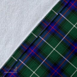 Scottish MacDonald of the Isles Hunting Modern Clan Tartan Blanket - Wave Style Scottish Plaid Tartan Plaid