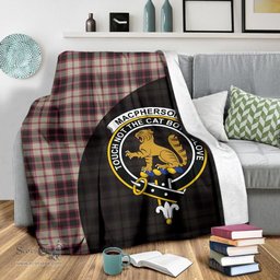 Scottish MacPherson Hunting Ancient Clan Tartan Blanket - Wave Style Scottish Plaid Tartan Plaid