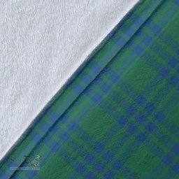 Scottish Montgomery Ancient Clan Tartan Blanket - Wave Style Scottish Plaid Tartan Plaid