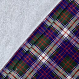 Scottish MacDonald Dress Modern Clan Tartan Blanket - Wave Style Scottish Plaid Tartan Plaid