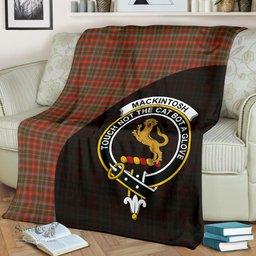Scottish MacKintosh Hunting Weathered Clan Tartan Blanket - Wave Style Scottish Plaid Tartan Plaid