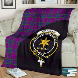 Scottish Wardlaw Modern Clan Tartan Blanket - Wave Style Scottish Plaid Tartan Plaid