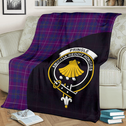 Scottish Pride of Glencoe Clan Tartan Blanket - Wave Style Scottish Plaid Tartan Plaid