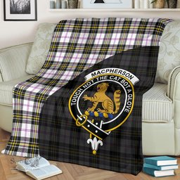 Scottish MacPherson Dress Modern Clan Tartan Blanket - Wave Style Scottish Plaid Tartan Plaid