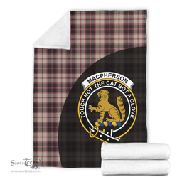 Scottish MacPherson Hunting Ancient Clan Tartan Blanket - Wave Style Scottish Plaid Tartan Plaid