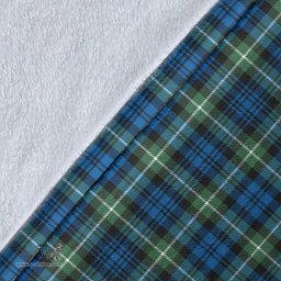 Scottish Lamont Ancient Clan Tartan Blanket - Wave Style Scottish Plaid Tartan Plaid