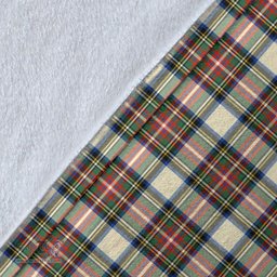 Scottish Stewart Dress Ancient Clan Tartan Blanket - Wave Style Scottish Plaid Tartan Plaid