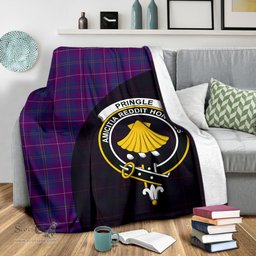 Scottish Pride of Glencoe Clan Tartan Blanket - Wave Style Scottish Plaid Tartan Plaid