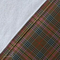 Scottish Kennedy Weathered Clan Tartan Blanket - Wave Style Scottish Plaid Tartan Plaid