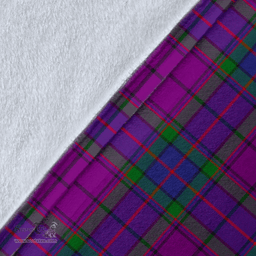 Scottish Wardlaw Modern Clan Tartan Blanket - Wave Style Scottish Plaid Tartan Plaid