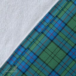 Scottish Lockhart Clan Tartan Blanket - Wave Style Scottish Plaid Tartan Plaid