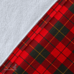 Scottish Wallace Weathered Clan Tartan Blanket - Wave Style Scottish Plaid Tartan Plaid