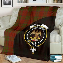 Scottish Drummond Clan Clan Tartan Blanket - Wave Style Scottish Plaid Tartan Plaid