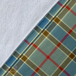 Scottish Balfour Blue Clan Tartan Blanket - Wave Style Scottish Plaid Tartan Plaid