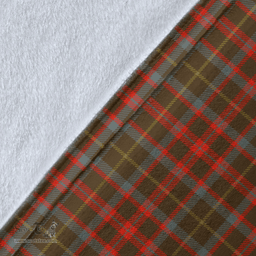 Scottish MacKintosh Hunting Weathered Clan Tartan Blanket - Wave Style Scottish Plaid Tartan Plaid