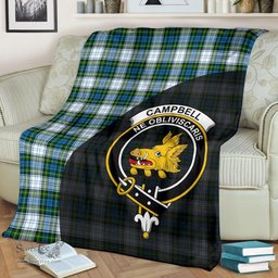 Scottish Campbell Dress Clan Tartan Blanket - Wave Style Scottish Plaid Tartan Plaid