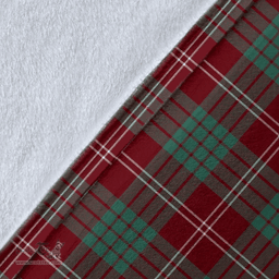 Scottish Crawford Modern Clan Tartan Blanket - Wave Style Scottish Plaid Tartan Plaid