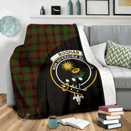 Scottish Buchan Modern Clan Tartan Blanket - Wave Style Scottish Plaid Tartan Plaid