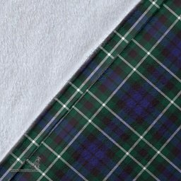 Scottish Graham of Montrose Modern Clan Tartan Blanket - Wave Style Scottish Plaid Tartan Plaid