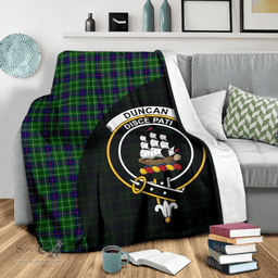 Scottish Duncan Modern Clan Tartan Blanket - Wave Style Scottish Plaid Tartan Plaid