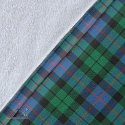 Scottish Morrison Ancient Clan Tartan Blanket - Wave Style Scottish Plaid Tartan Plaid