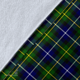 Scottish MacNeill of Barra Modern Clan Tartan Blanket - Wave Style Scottish Plaid Tartan Plaid