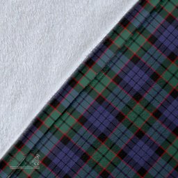 Scottish Fletcher Modern Clan Tartan Blanket - Wave Style Scottish Plaid Tartan Plaid