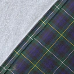 Scottish Campbell Argyll Modern Clan Tartan Blanket - Wave Style Scottish Plaid Tartan Plaid