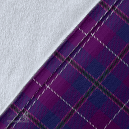 Scottish Pride of Glencoe Clan Tartan Blanket - Wave Style Scottish Plaid Tartan Plaid
