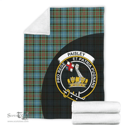 Scottish Paisley District Clan Tartan Blanket - Wave Style Scottish Plaid Tartan Plaid