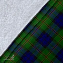 Scottish Dundas Modern Clan Tartan Blanket - Wave Style Scottish Plaid Tartan Plaid