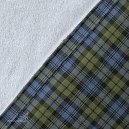 Scottish Campbell Faded Clan Tartan Blanket - Wave Style Scottish Plaid Tartan Plaid
