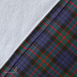Scottish Fletcher of Dunans Clan Tartan Blanket - Wave Style Scottish Plaid Tartan Plaid