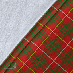 Scottish Bruce Modern Clan Tartan Blanket - Wave Style Scottish Plaid Tartan Plaid