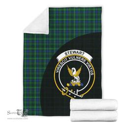 Scottish Stewart Hunting Modern Clan Tartan Blanket - Wave Style Scottish Plaid Tartan Plaid