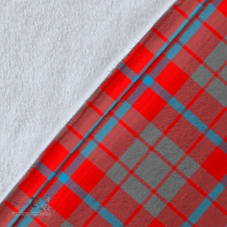 Scottish Moubray Clan Tartan Blanket - Wave Style Scottish Plaid Tartan Plaid