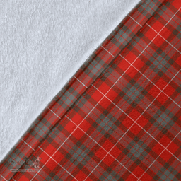 Scottish Fraser Weathered Clan Tartan Blanket - Wave Style Scottish Plaid Tartan Plaid