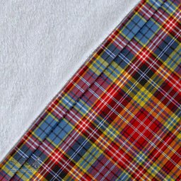 Scottish Drummond of Strathallan Clan Tartan Blanket - Wave Style Scottish Plaid Tartan Plaid