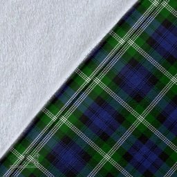 Scottish Baillie Modern Clan Tartan Blanket - Wave Style Scottish Plaid Tartan Plaid