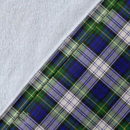 Scottish Gordon Dress Modern Clan Tartan Blanket - Wave Style Scottish Plaid Tartan Plaid