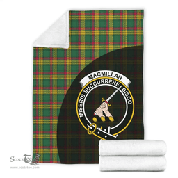 Scottish MacMillan Old Ancient Clan Tartan Blanket - Wave Style Scottish Plaid Tartan Plaid