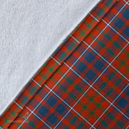 Scottish Cameron of Lochiel Ancient Clan Tartan Blanket - Wave Style Scottish Plaid Tartan Plaid