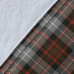 Scottish MacRae Hunting Weathered Clan Tartan Blanket - Wave Style Scottish Plaid Tartan Plaid