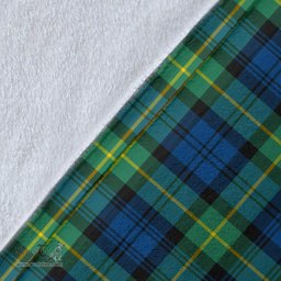 Scottish Gordon Ancient Clan Tartan Blanket - Wave Style Scottish Plaid Tartan Plaid
