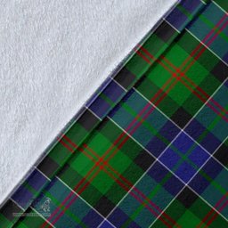 Scottish Paterson Clan Tartan Blanket - Wave Style Scottish Plaid Tartan Plaid