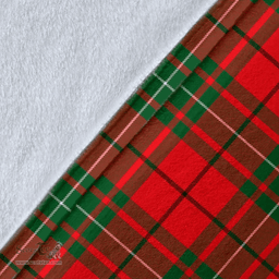 Scottish MacAulay Modern Clan Tartan Blanket - Wave Style Scottish Plaid Tartan Plaid