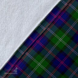 Scottish MacThomas Modern Clan Tartan Blanket - Wave Style Scottish Plaid Tartan Plaid