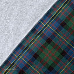 Scottish Cameron of Erracht Ancient Clan Tartan Blanket - Wave Style Scottish Plaid Tartan Plaid