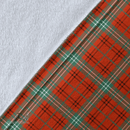 Scottish Morrison Red Ancient Clan Tartan Blanket - Wave Style Scottish Plaid Tartan Plaid